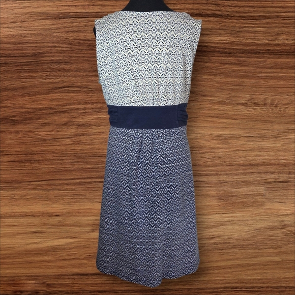 Patagonia Navy and White Midi Dress Size L - Picture 4 of 6